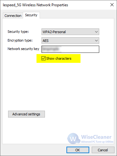 check Wi-Fi password in Windows 10 & 11