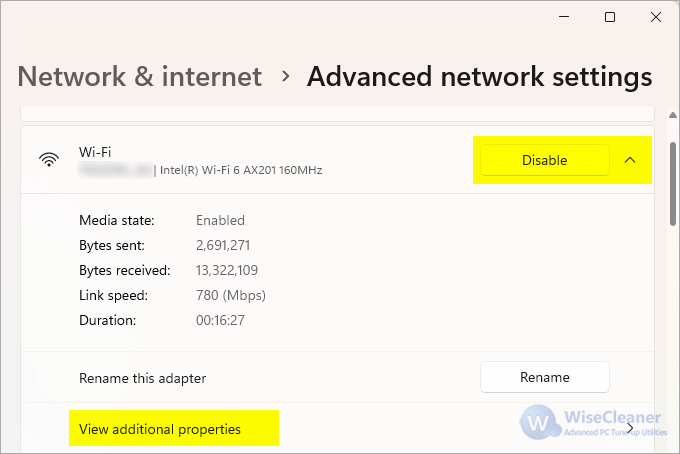 How to Find My Network Adapters Info on Windows 11