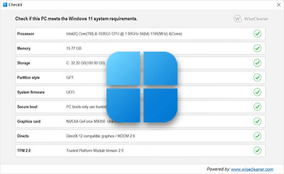 Checkit main interface